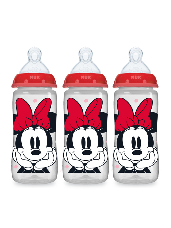 Disney® NUK® Mickey & Minnie Mouse Smooth Flow™  10oz Bottles Product Image 4 of 7