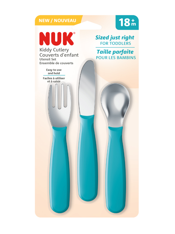 NUK® Kiddy Cutlery 3/pc Set Product Image 2 of 2