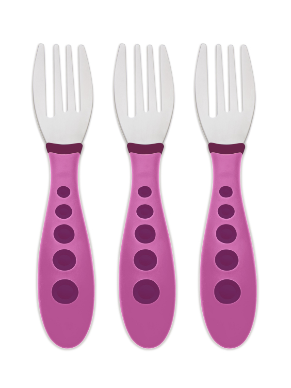 First Essentials™ by NUK® Kiddy Cutlery Forks, 3PK, Stainless Steel Product Image 2 of 3