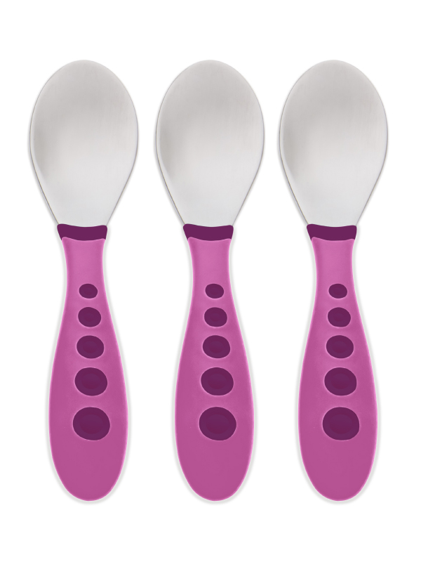 First Essentials™ by NUK® Kiddy Cutlery Spoons, 3PK, Stainless Steel Product Image 2 of 3